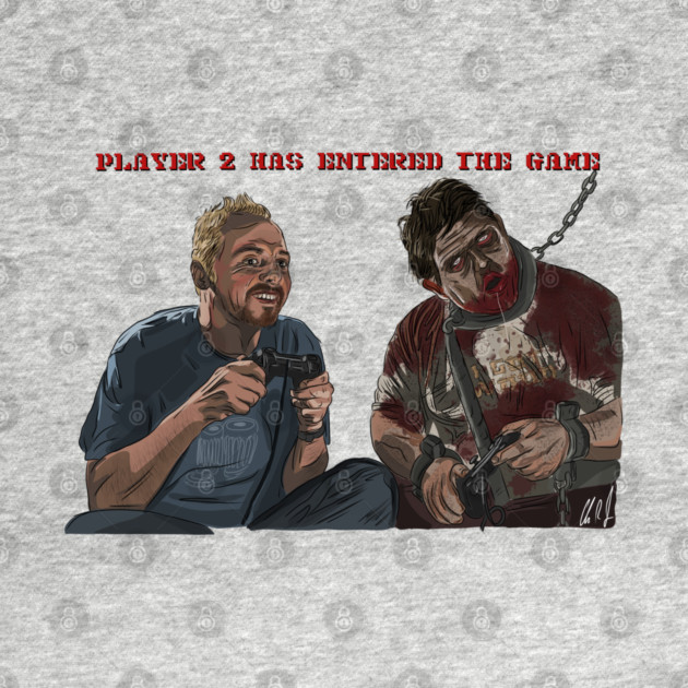 Shaun of the Dead: Player 2 Has Entered the Game by 51Deesigns