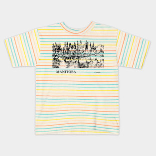 Manitoba Canada Kids T-Shirt