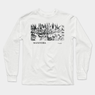 Manitoba Canada Long Sleeve T-Shirt
