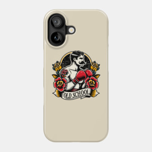 Old School Boxer Tattoo Phone Case