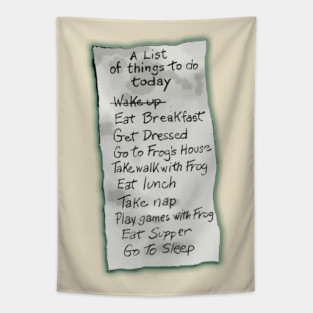 Toad Agenda Tapestry