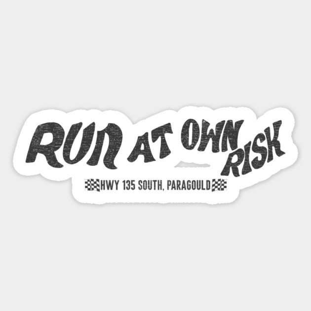 Run At Own Risk Magnet by rt-shirts