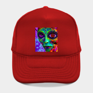 Psychedelic Alien Hat