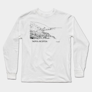 Nova Scotia Canada Long Sleeve T-Shirt