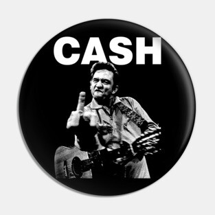 Johnny Cash - Middle Finger Vintage Pin