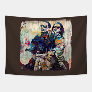 Love Jones Pop Art Vintage Tapestry