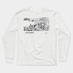 Ontario Canada Long Sleeve T-Shirt