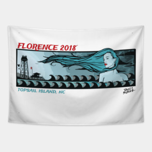 Hurricane Florence 2018 TOPSAIL Tapestry
