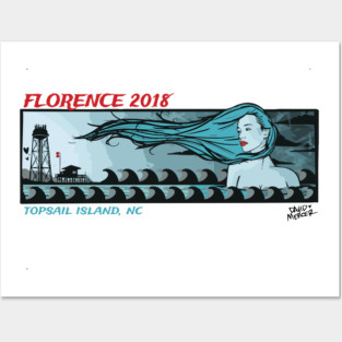 Hurricane Florence 2018 TOPSAIL Posters and Art