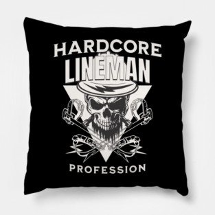 Hardcore Lineman Pillow