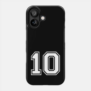 JERSEY NUMBER 10 Phone Case