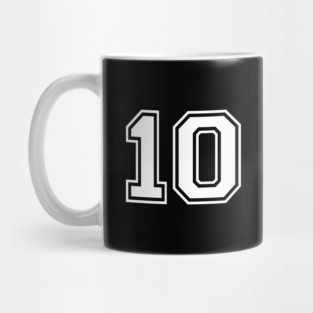 JERSEY NUMBER 10 Mug