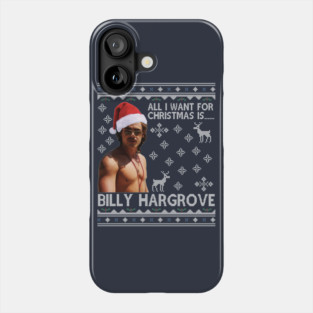Stranger Things Billy Hargrove Christmas Wish Phone Case