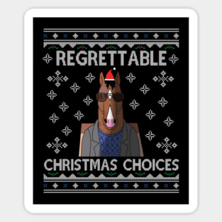 BoJack Horseman Regrettable Christmas Choices Sticker