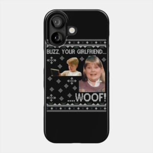 Home Alone Buzz Your Girlfriend Wood Christmas Phone Case