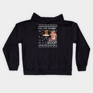 Home Alone Buzz Your Girlfriend Wood Christmas Kids Hoodie