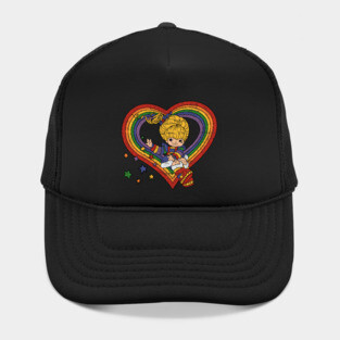 Rainbow Brite With Rainbow Heart Hat