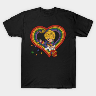 Rainbow Brite With Rainbow Heart T-Shirt