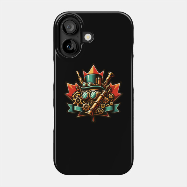 Steampunk Canada Day Phone Case by HolidayBug