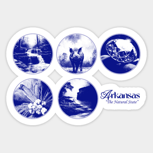 Scenes of Arkansas Magnet by rt-shirts