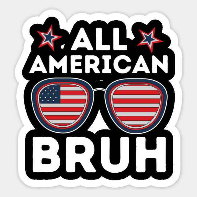 All American Dad Bruh Magnet by The WYLD Tribe