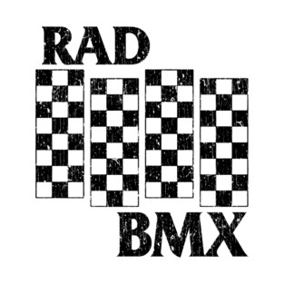 RAD BMX Black Flag  Vintage T-Shirt