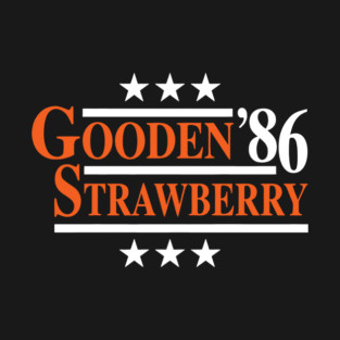 Gooden and Strawberry 1986 Mets T-Shirt