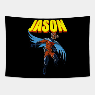 Jason Battle of the planets Gatachaman G Force Retro Tapestry