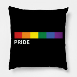 Pride Flag Stretch Graphic Pillow