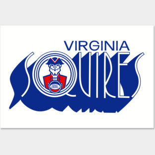 Vintage Virginia Squires ABA Basketball 1972 Posters and Art