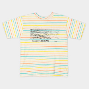 Saskatchewan Canada Kids T-Shirt