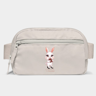 Cute Snow Bunny In the mood For Chocolate Bag
