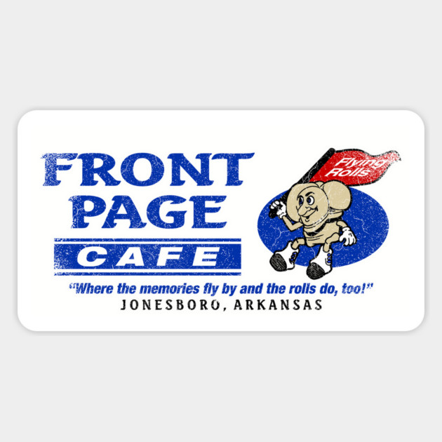 Front Page Cafe Magnet by rt-shirts