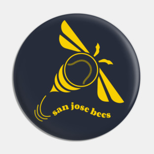 Original San Jose Bees Baseball 1962 Pin