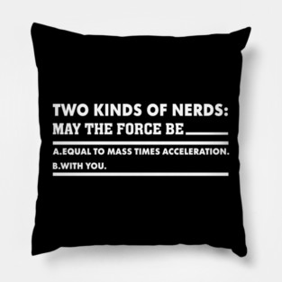 Two Kinds of Nerds Pillow
