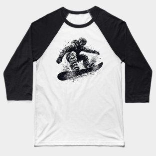 Snowboarding Baseball T-Shirt