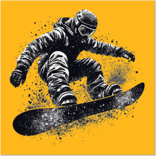 Snowboarding Posters and Art