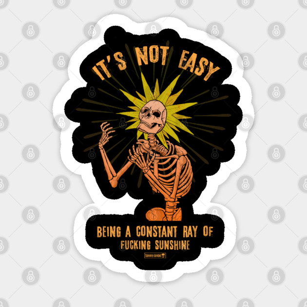 Hardwork and Determination. Sticker by Tommy Devoid