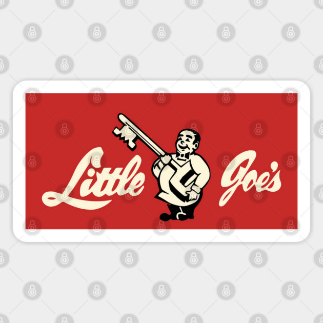 Vintage Little Joe's Restaurant Los Angeles California Sticker by Yesteeyear