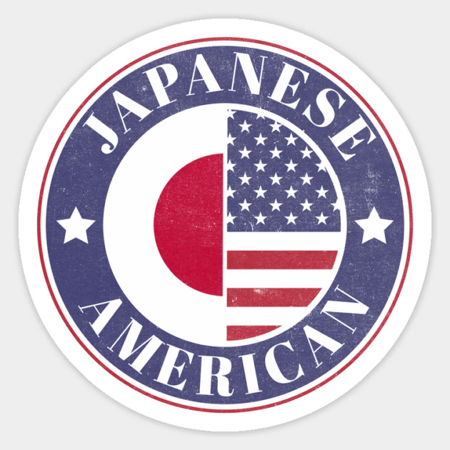 Proud Japanese-American Badge - Japan Flag Magnet by Yesteeyear