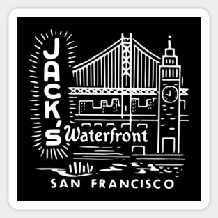 Jack's Waterfront Restaurant San Francisco California Magnet
