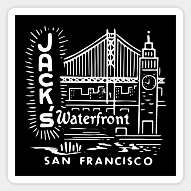 Jack's Waterfront Restaurant San Francisco California Magnet by Yesteeyear