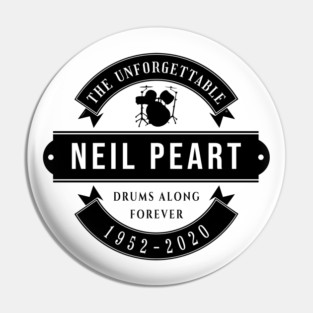 ZZ Neil Peart 1952 2020 Music D16 Pin