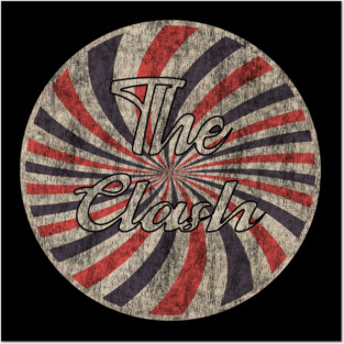 Vintage Circle The Clash Posters and Art
