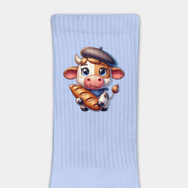 French Cow with Baguette by HolidayBug