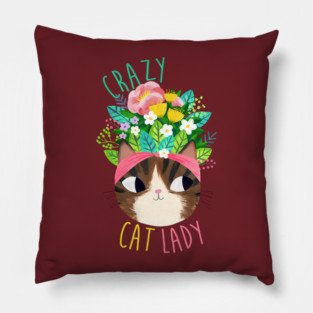 Crazy Cat Lady Pillow