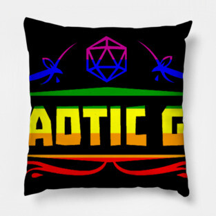 Chaotic Gay Funny Dungeons And Dragons DND Lover Pillow