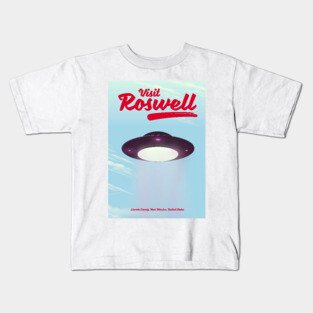 Visit Roswell, New Mexico Lincoln country, USA Kids T-Shirt