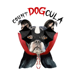 Boston Terrier Funny Halloween Dog T-Shirt