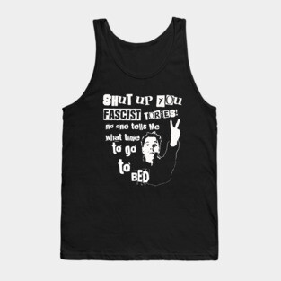 Shut Up You Fascist,The Young Ones Grunge Tank Top